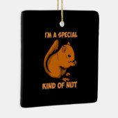 Eichhörnchen - besondere Art von Nut Keramikornament (Rechts)