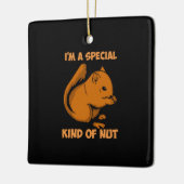 Eichhörnchen - besondere Art von Nut Keramikornament (Links)