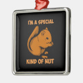 Eichhörnchen - besondere Art von Nut Ornament Aus Metall (Links)