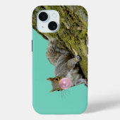 Eichhörnchen bläst Bubblegum Blase Animal Foto Case-Mate iPhone Hülle (Rückseite)