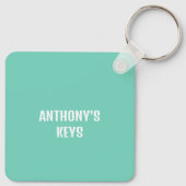 Eichhörnchen bläst Bubblegum Blase Animal Foto Schlüsselanhänger (Rückseite)