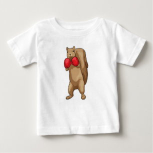 Eichhörnchen Boxer Boxhandschuhe Baby T-shirt