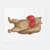 Eichhörnchen Boxer Boxhandschuhe Fleecedecke (Vorderseite (Horizontal))