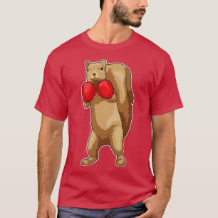 Eichhörnchen Boxer Boxhandschuhe T-Shirt