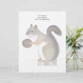 Eichhörnchen Briefbogen (Stehend Vorderseite)