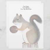 Eichhörnchen Briefbogen (Vorne/Hinten)