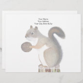 Eichhörnchen Briefkopf (Vorne/Hinten)