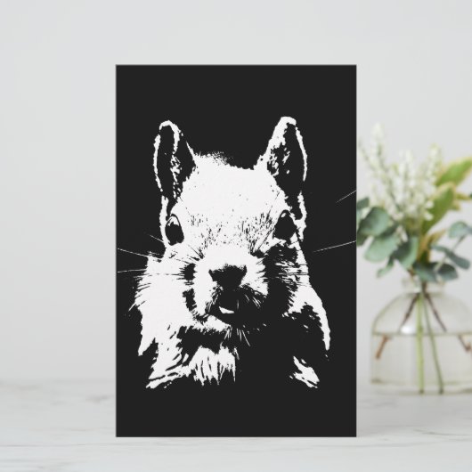 Eichhörnchen Briefpapier (Stehend Vorderseite)