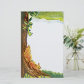 Eichhörnchen - Briefpapier (Stehend Vorderseite)