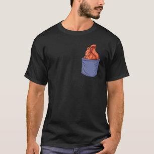 Eichhörnchen Brust Pocket Fox Ostgraue Japanisch S T-Shirt