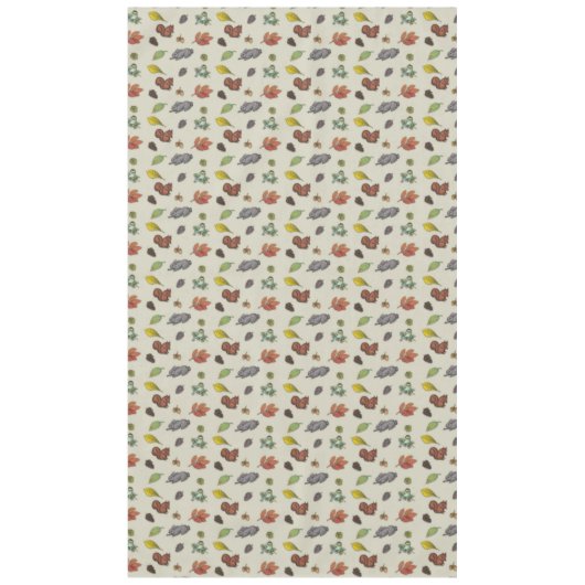 Eichhörnchen, Bunnies und Vögel Tischdecke (Vorderseite)