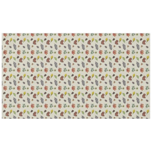 Eichhörnchen, Bunnies und Vögel Tischdecke (Vorderseite (Horizontal))