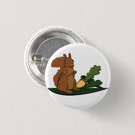 Eichhörnchen Button (Vorne & Hinten)
