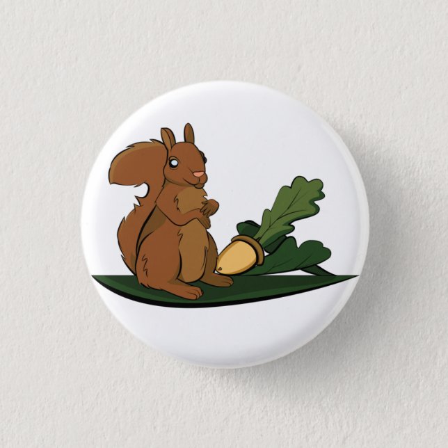 Eichhörnchen Button (Vorderseite)