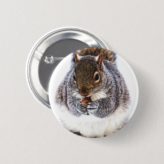 Eichhörnchen Button (Vorne & Hinten)