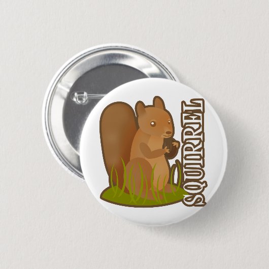 Eichhörnchen Button (Vorne & Hinten)