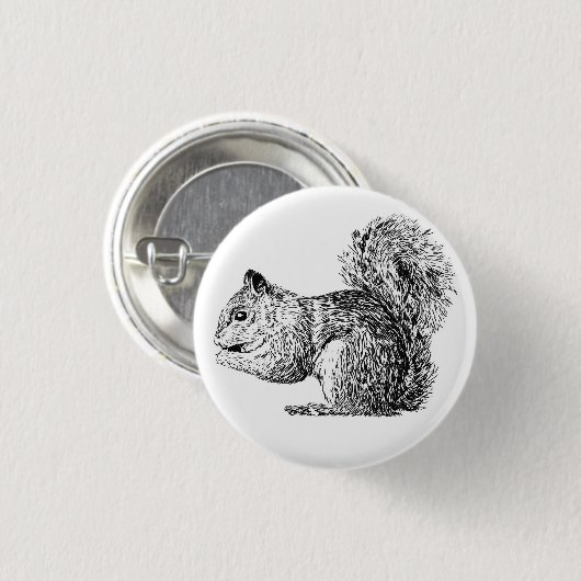 Eichhörnchen Button (Vorne & Hinten)