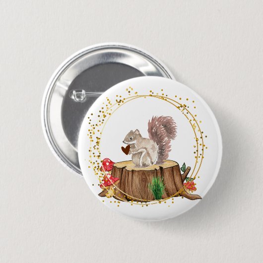 Eichhörnchen Button (Vorne & Hinten)