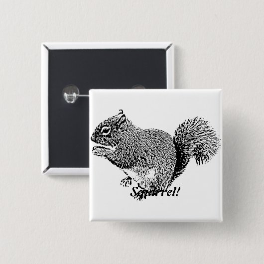 Eichhörnchen Button (Vorne & Hinten)