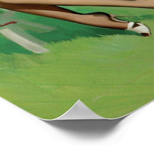 Eichhörnchen Button Up Poster (Ecke)