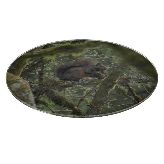 Eichhörnchen-Camouflage Schneidebrett (Ecke)