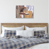 Eichhörnchen Canvas Print Leinwanddruck (Insitu (Schlafzimmer))