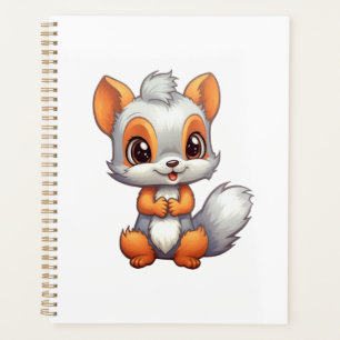 Eichhörnchen-Cartoon-Illustration Planer