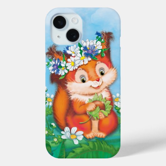 Eichhörnchen Case-Mate iPhone Hülle (Rückseite)
