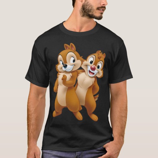 Eichhörnchen-Chip und Dale-Chipmunks T-Shirt (Vorderseite)