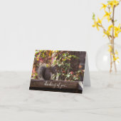 Eichhörnchen Chow Time Denken Sie an Ihre Karte (Gelbe Blume)