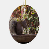 Eichhörnchen Chow Time Keramik Ornament (Rechts)