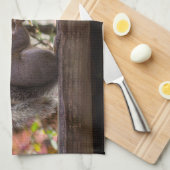 Eichhörnchen Chow Time Küchentuch (Viertel Falte)