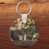 Eichhörnchen Chow Time Schlüsselanhänger (Vorderseite)