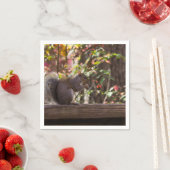 Eichhörnchen Chow Time Serviette (Beispiel)