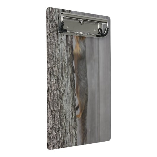 Eichhörnchen Clipboard Mini Klemmbrett (Schrägansicht)