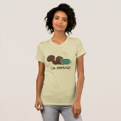 Eichhörnchen Coffee Lover | Ich bin wach T-Shirt (Vorne ganz)