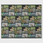 Eichhörnchen-Collage Geschenkwrap Geschenkpapier (Flach)