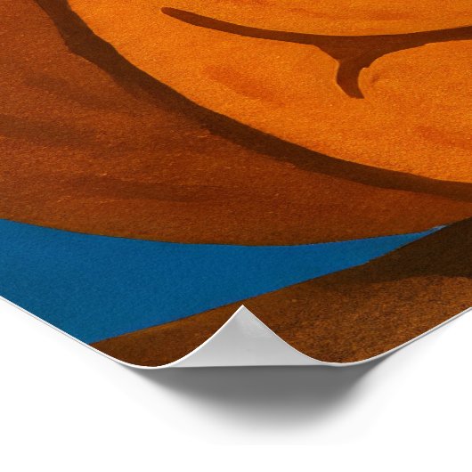 Eichhörnchen-Comic - emotionale Unterstützung Acor Poster (Ecke)