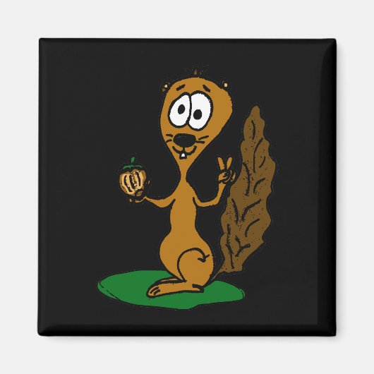eichhörnchen comic magnet (Vorne)