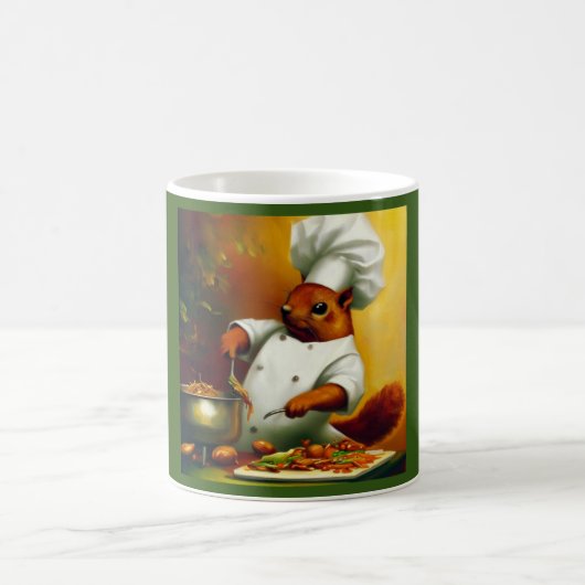 Eichhörnchen Cooking Stir Fry Kaffeetasse (Mittel)
