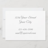 Eichhörnchen Cornucopia Fest Einladung (Rückseite)