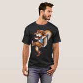 Eichhörnchen Cowboy T-Shirt (Vorne ganz)