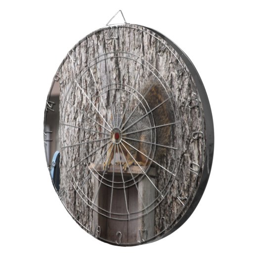 Eichhörnchen Dartboard Dartscheibe (Vorderseite rechts)