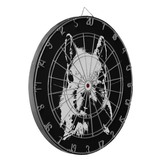 Eichhörnchen Dartscheibe (Vorderseite Links)