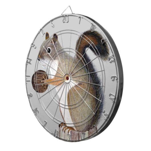 Eichhörnchen Dartscheibe (Vorderseite rechts)