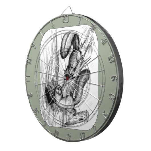 Eichhörnchen Dartscheibe (Vorderseite rechts)