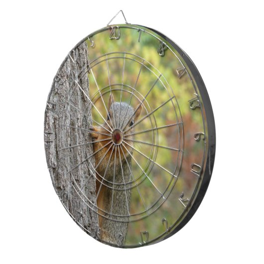 Eichhörnchen-Dartscheibe Dartscheibe (Vorderseite rechts)