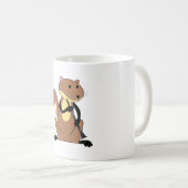 Eichhörnchen, das den Clarinet spielt Kaffeetasse (VorderseiteRechts)