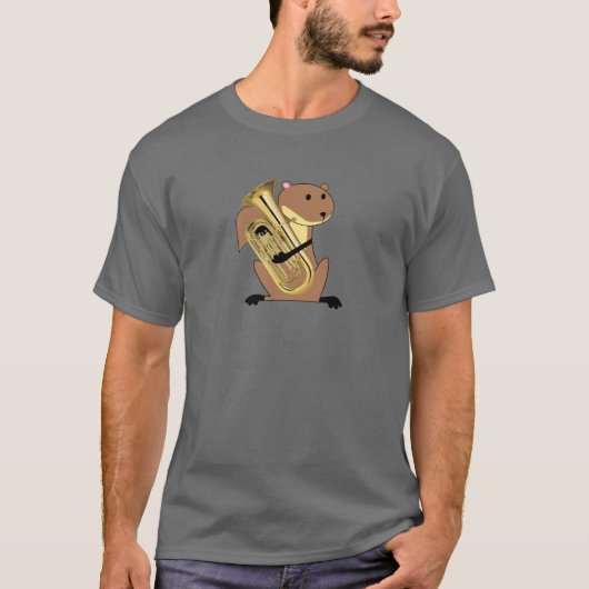 Eichhörnchen, das den Euphonium spielt T-Shirt (Vorderseite)