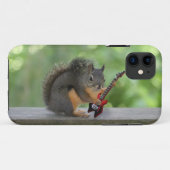 Eichhörnchen, das E-Gitarre spielt Case-Mate iPhone Hülle (Rückseite (Horizontal))